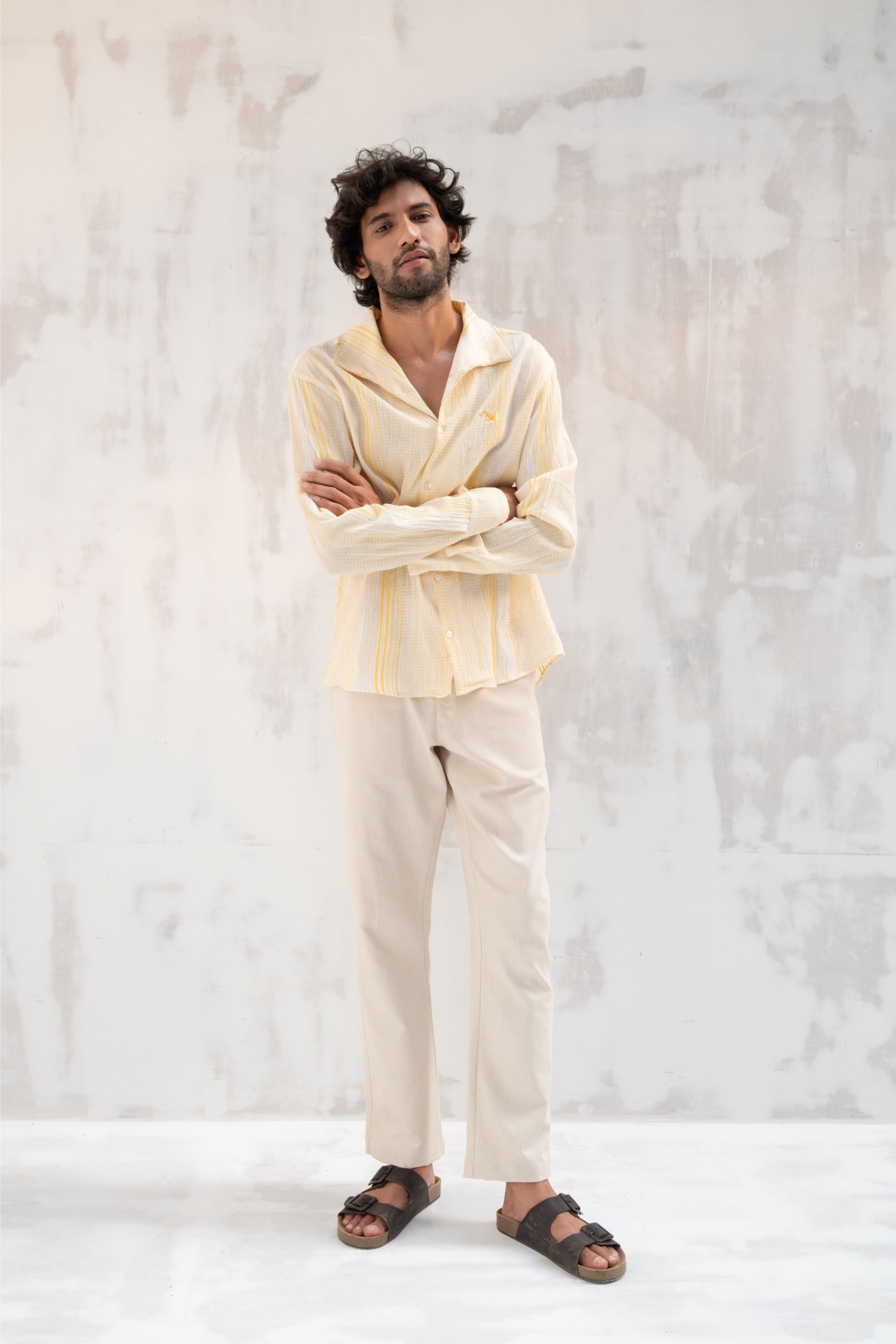 Statement Collar Dobby Shirt