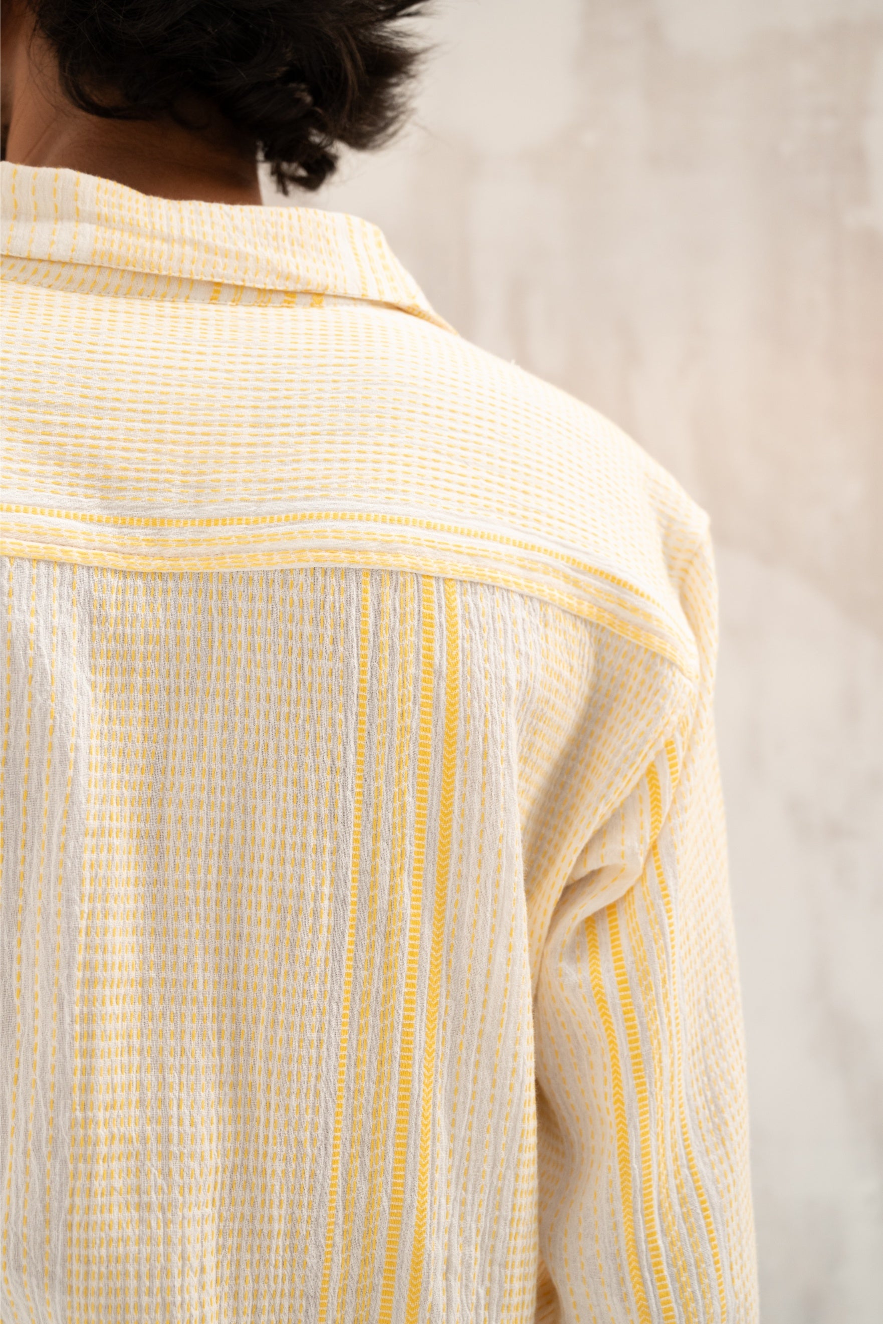 Statement Collar Dobby Shirt