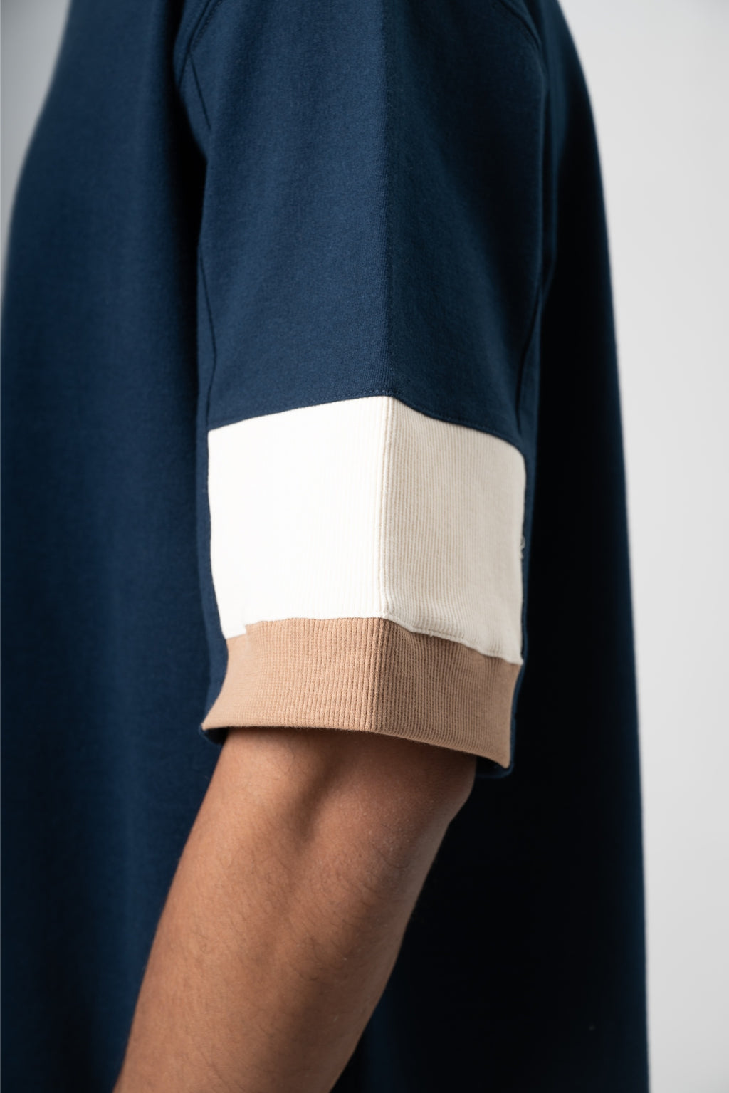 'Step-up' Contrast Tee